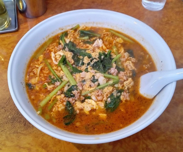 「ニンニクタンタン麺　大盛り」@石狩亭の写真