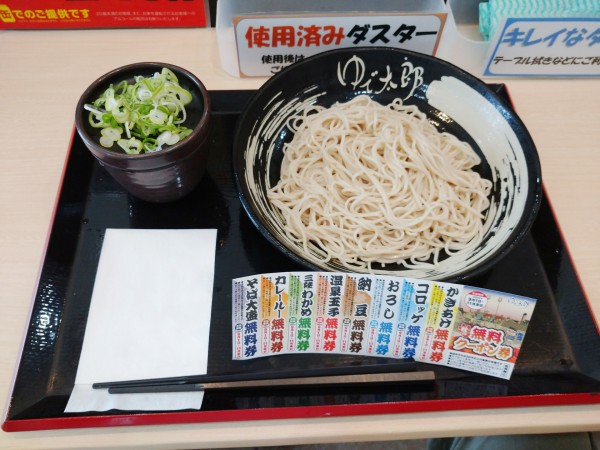 「もりそば（430円）」@ゆで太郎 大井競馬場前店の写真