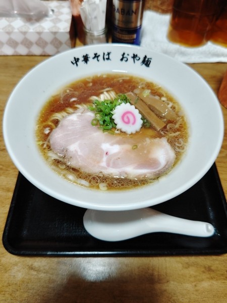 「鶏出汁中華そば・醤油(850円)」@中華そば おや麺の写真