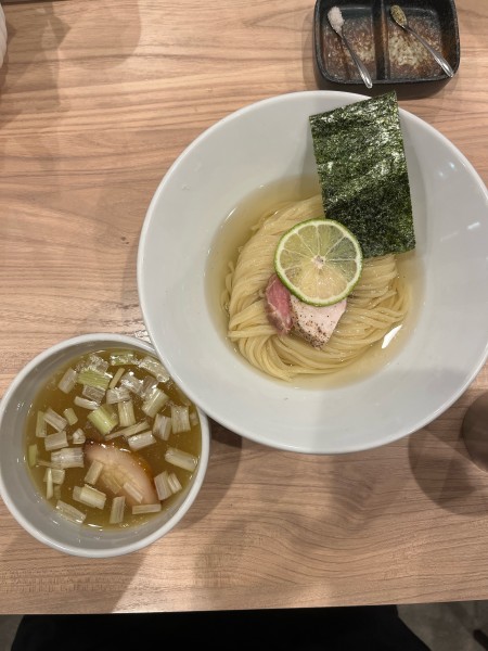 「昆布水つけ麺 塩」@麺処 にし尾の写真