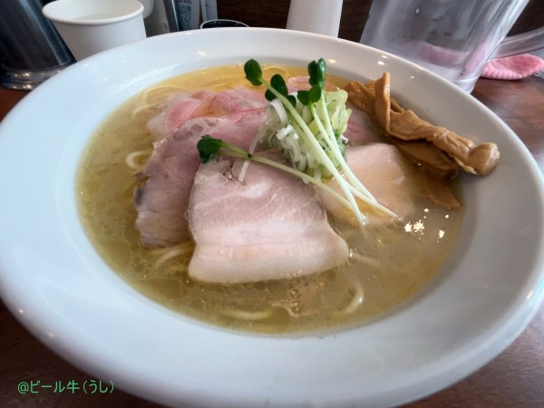 「らーめん塩(980円)」@麺屋HAKUの写真