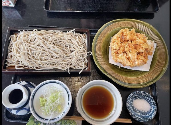 「かき揚げせいろ」@ながら長生庵の写真