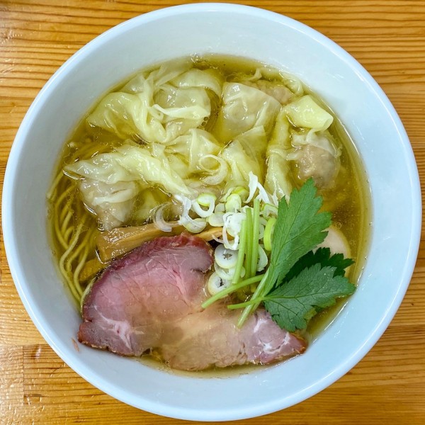 「塩ワンタン ¥980 味玉 ¥0（クーポン）」@中華そば こてつの写真