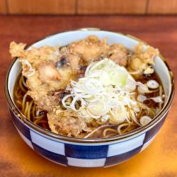 げそ天そば(490円)