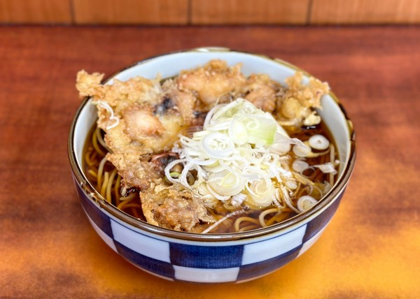 「げそ天そば(490円)」@立ち食いそばうどん 会津の写真
