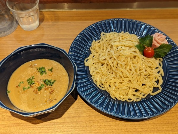 「限定シャンピニオンつけsoba並」@鶏Soba Toraやの写真