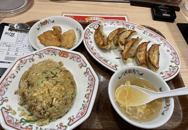 「餃子セット」@餃子の王将 イオン天王町店の写真