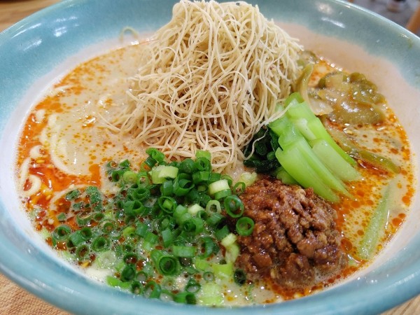 「笠間栗を絞った贅沢タンタン麺1500円」@活龍 道の駅かさま店の写真