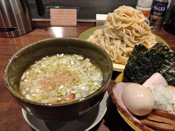 「特製塩つけそば（大盛り）」@中華そば榮田の写真