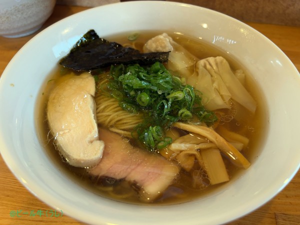 「支那そば白(880円)」@支那そば くろ田の写真