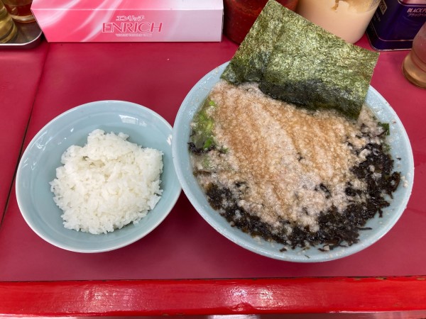 「岩のりラーメン」@ラーメンショップ 牛久結束店の写真