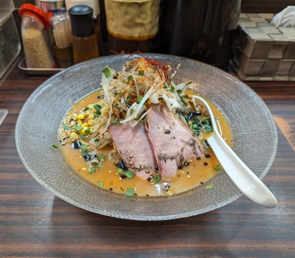 「冷辛鬼味噌󠄀麺」@らー麺 あけどやの写真