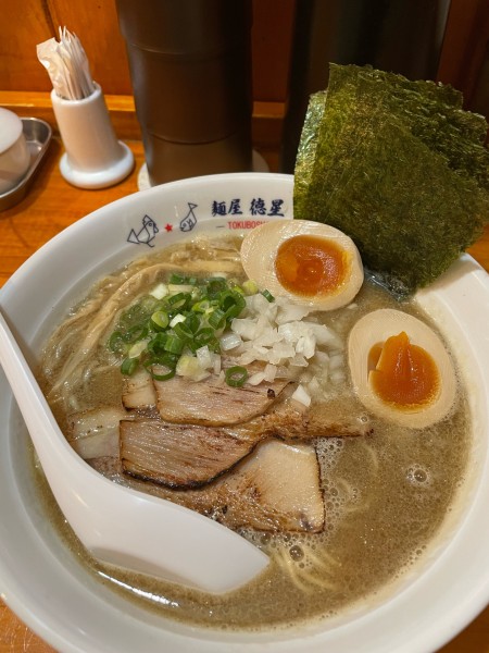 「濃厚煮干しそば（全部のせ）」@麺屋 徳星の写真