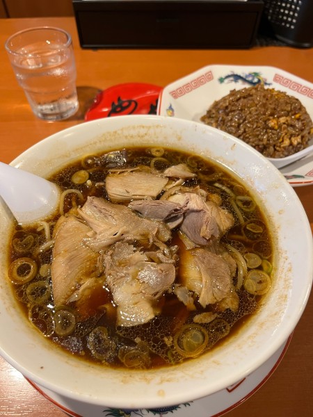 「中華そばセット」@末廣ラーメン本舗 高田馬場分店の写真