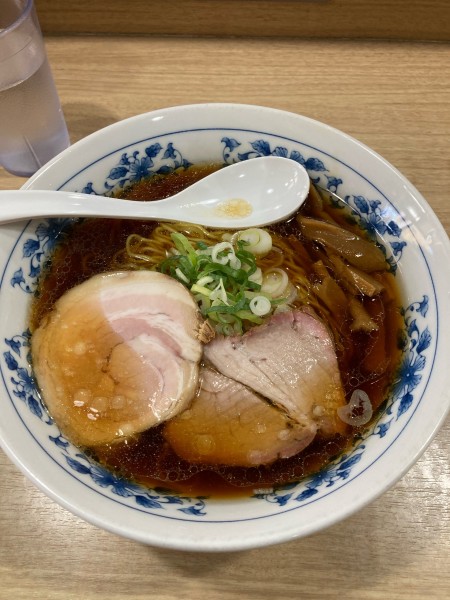 「醤油ラーメン　青唐辛子別皿」@覆めん 花木の写真