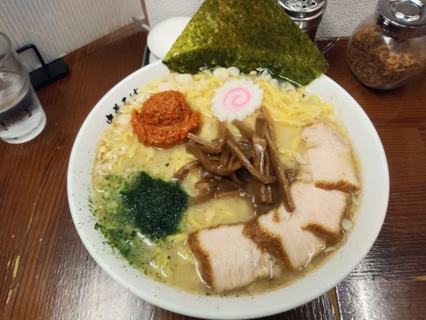 「山形辛味噌らーめん　大盛り　960+150円」@中華そば 馥の写真