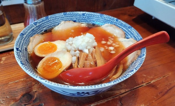 「チャーシューメン+味玉」@弘富の写真