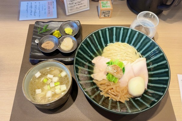 「特製帆立の昆布水つけ麺 白【塩】 & 帆立と昆布の佃煮ご飯」@Tokyo Style Noodle ほたて日和の写真