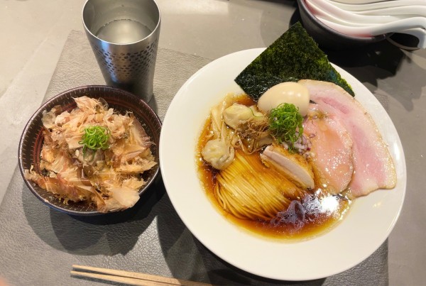 「特上醤油らぁ麺 & 限定炊込みご飯」@Ramen Break Beatsの写真