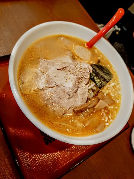 「白みそチャーシュー麺」@ホワイト餃子 はながさ本店の写真