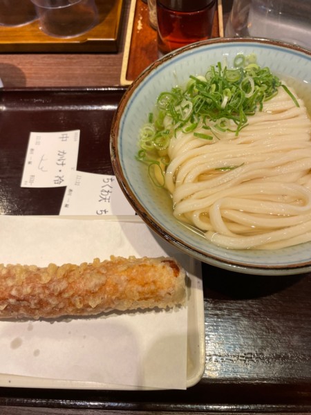 「かけ　ちくわ天」@香川 一福 神田本店の写真