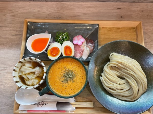 「海老とトマトの特製濃厚つけそば」@えびそば 緋彩の写真