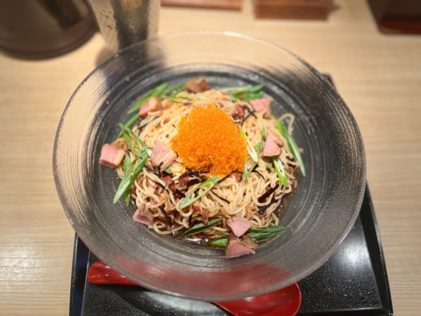 「夏限定  鴨の冷やし  1300円」@銀座 鴨そば 九代目 けいすけの写真