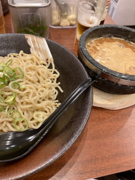 「石焼味噌豚骨つけ麺」@らぁめん 東昇軒 十三店の写真