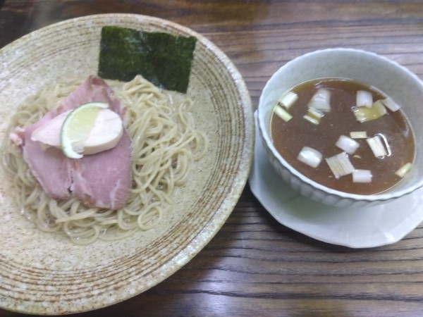 「昆布水つけ麺（小）¥850」@中華そば 燕屋商店の写真