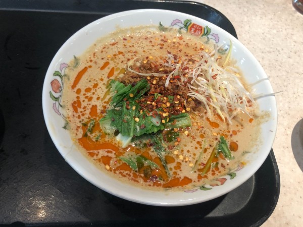 「胡麻香る　担々麺」@餃子の王将 本川越店の写真