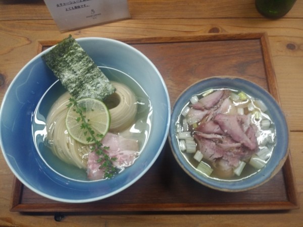 「昆布水つけ麺大　肉増　塩　1300円」@YOKOKURA STOREHOUSEの写真