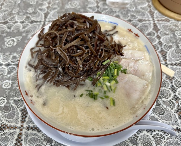 「チャーシューキクラゲラーメン」@博多元気一杯‼︎の写真