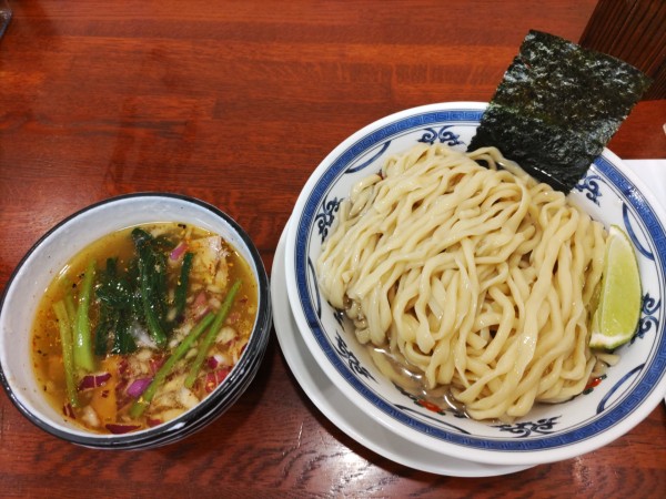 「鰹昆布水つけ麺　塩」@中華そば 千乃鶏の写真