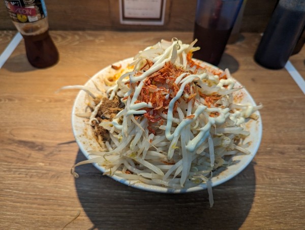 「スウィート海老メリケン　汁なし」@麺屋 浜一の写真