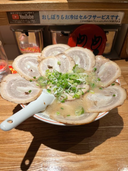 「チャーシューメン」@博多ラーメン でぶちゃん 高田馬場本店の写真