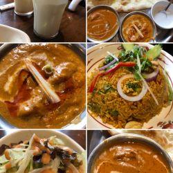 平町ターリチキンキーマカレー税込1390 ベジタブルビリヤニ