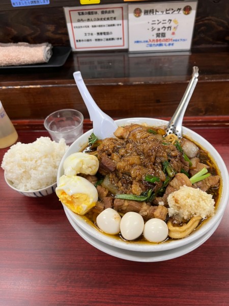 「スタ満そば(¥900)+アブラまさお(¥110)」@元祖スタミナ満点らーめん すず鬼の写真