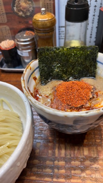 「辛辛魚つけめん(¥1050)+豚ご飯(¥380)」@麺処 井の庄 立川店の写真