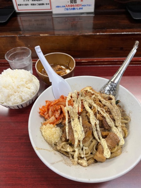 「スタ満ソバ汁なし(¥950)」@元祖スタミナ満点らーめん すず鬼の写真