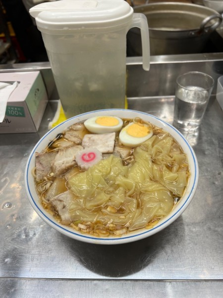 「ワンタンメン大盛(¥800)+玉子(¥50)」@中華そば みたかの写真