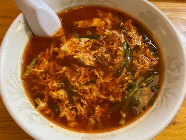 「辛麺 5辛」@辛麺屋 輪 宮崎本店の写真