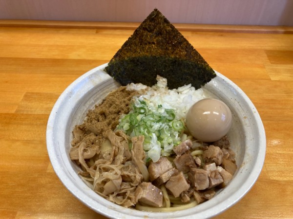 「味玉油そば」@麺処 諭吉 筑西玉戸店の写真