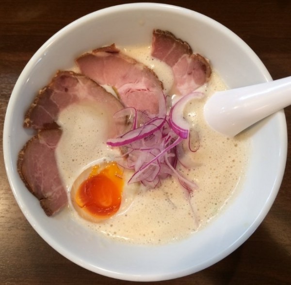 「出し蕎麦+味玉」@中華蕎麦 葛の写真