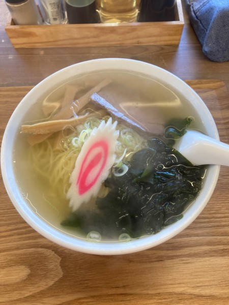 「塩らあめん」@手打ちらぁめん 足利麺 太田・尾島店の写真