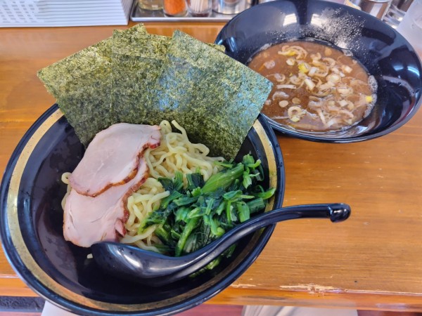 「つけ麺　並　※硬め＆濃いめ」@ラーメンとむのの写真
