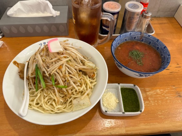 「冷やしトマトもりタンメン（並盛・200g）1,050円」@極濃湯麺 フタツメ 貝沢店の写真
