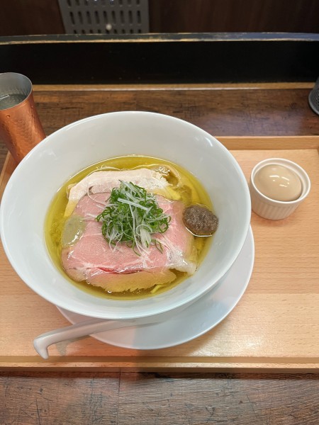 「味玉塩蕎麦」@神保町黒須の写真