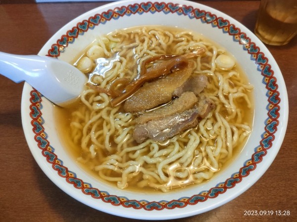 「中華そば大盛」@中華そば 嘉一の写真