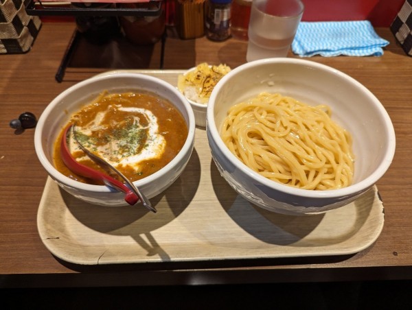 「カレーつけ麺　チーズリゾット」@らーめん 蓮の写真