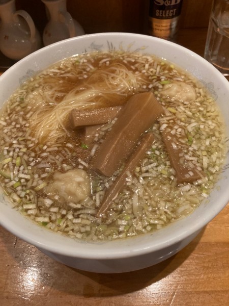 「タケノコワンタン麺」@ウミガメ食堂の写真